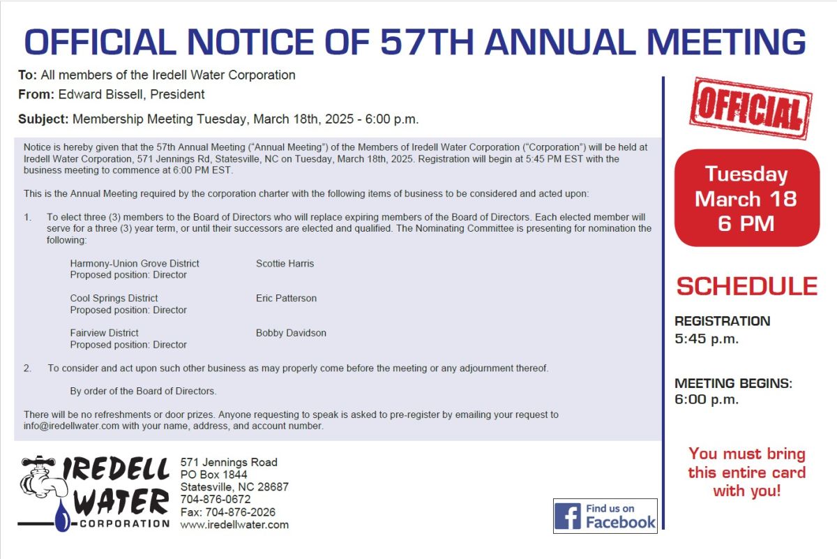 Image of Annual Meeting Notice